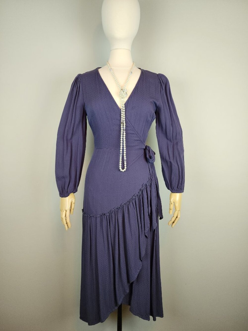 Lovestitch Robson Maxi Wrap Dress Flowy Silhouette Wrap Dress NWT * Size Medium